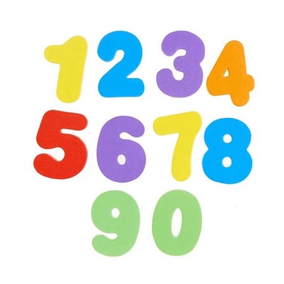 Игрушечный набор для ванны "Буквы и цифры"