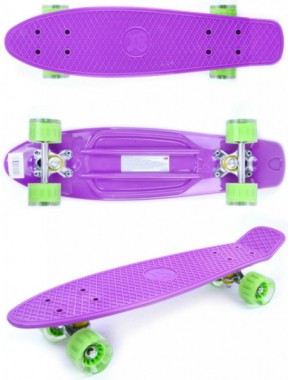 Скейтборд GO Travel фиолетово-зеленый 
