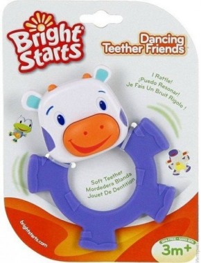 Погремушка-прорезыватель Танцующий зверек Bright Starts Dancing Teether Friends (10220)